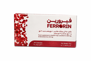 Ferrorin Iron Supplement – 30mg 30 Capsules
