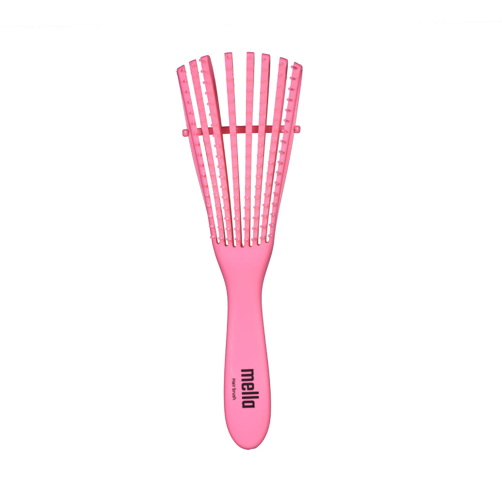 Mella hair brush thin pink