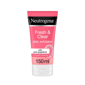 مقشر يومي من نيوتروجينا فريش آند كلير (الجريب فروت الوردي وفيتامين C) – 150 مل
