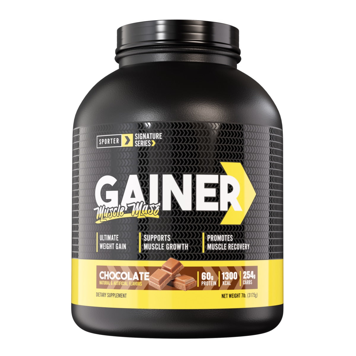 Sporter - High Protein Mass Gainer - Chocolate - 7lb