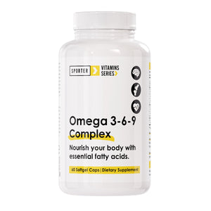 Sporter - Omega 3-6-9 Complex 1000 mg - Unflavored - 60 Softgels 