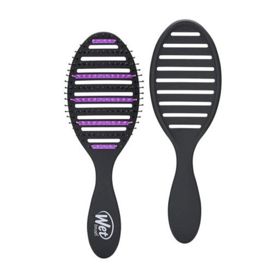 Wet Brush Wet Brush Hair Brush Refresh & Extend Speed Dry In Charcoal Black
