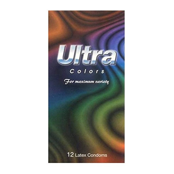 Ultra Condoms 12pc Colored