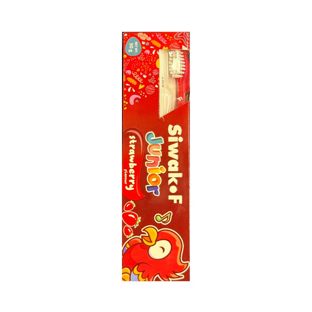 Siwak-F Baby Toothpaste 50g With Strawberry And Brush