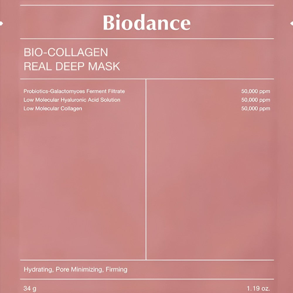 Biodance Face Mask 34g Night Collagen Deep Moisturizer For Skin