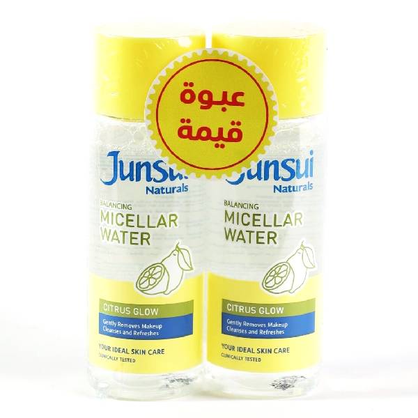 Junsui naturals micellar water 140ml citrus glow 1+1