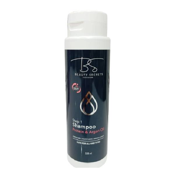Beauty Secrets Hair Shampoo 320ml Protein & Argan Oil