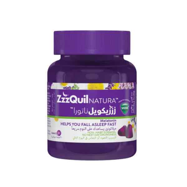 Vicks Gummy 30pc Zzz Ouil Natura With Berry Flavor