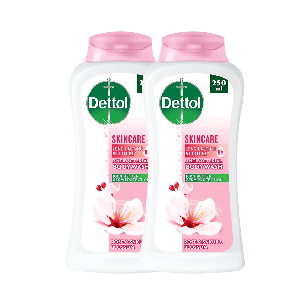 Dettol Shower Gel 35% Off Skin Care 2 x 250 ml