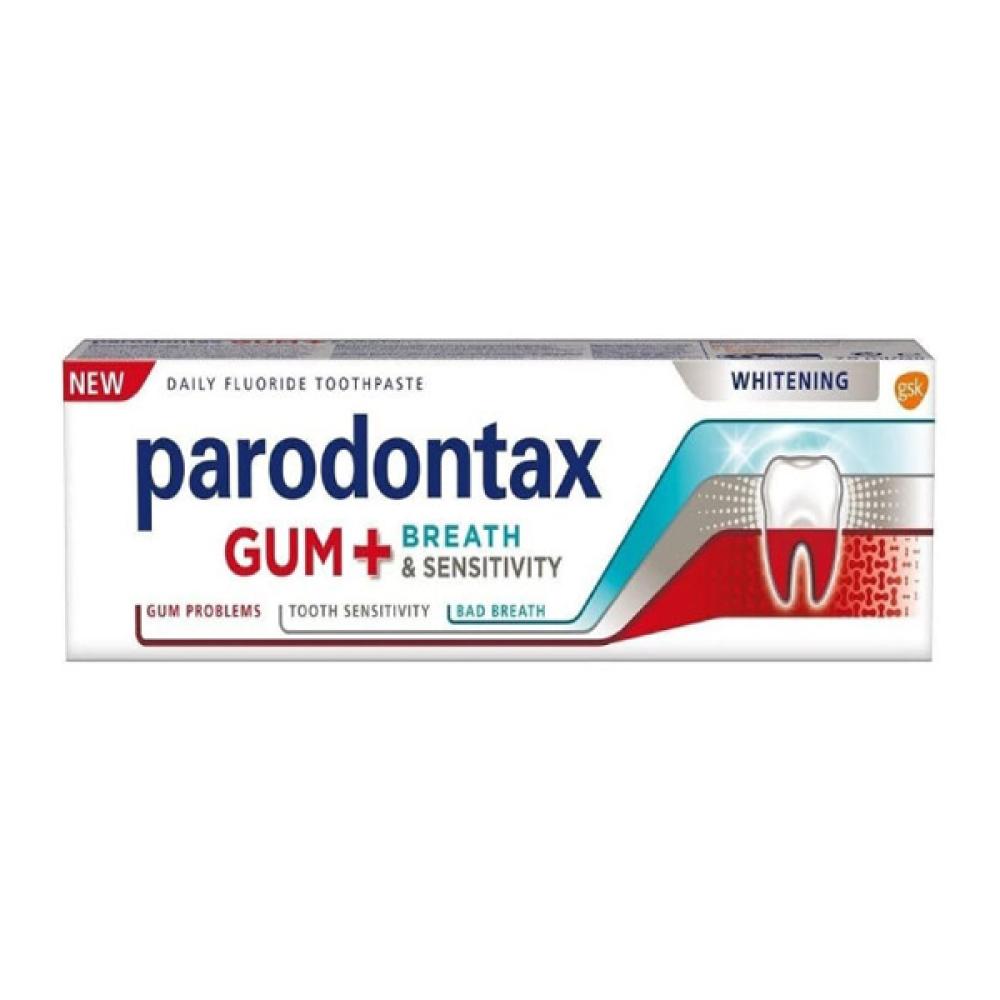Parodontax toothpaste 75ml gums , breath and sensitivity whitening