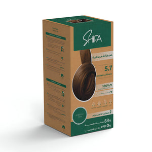 Shifa Permanent Hair Color 100ml 5.7 Chestnut Chocolate