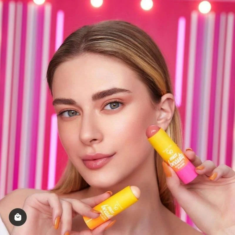 أحمر خدود كريمي من جولدن روز ميس بيوتي – لمسة نهائية ندية تدوم طويلاً