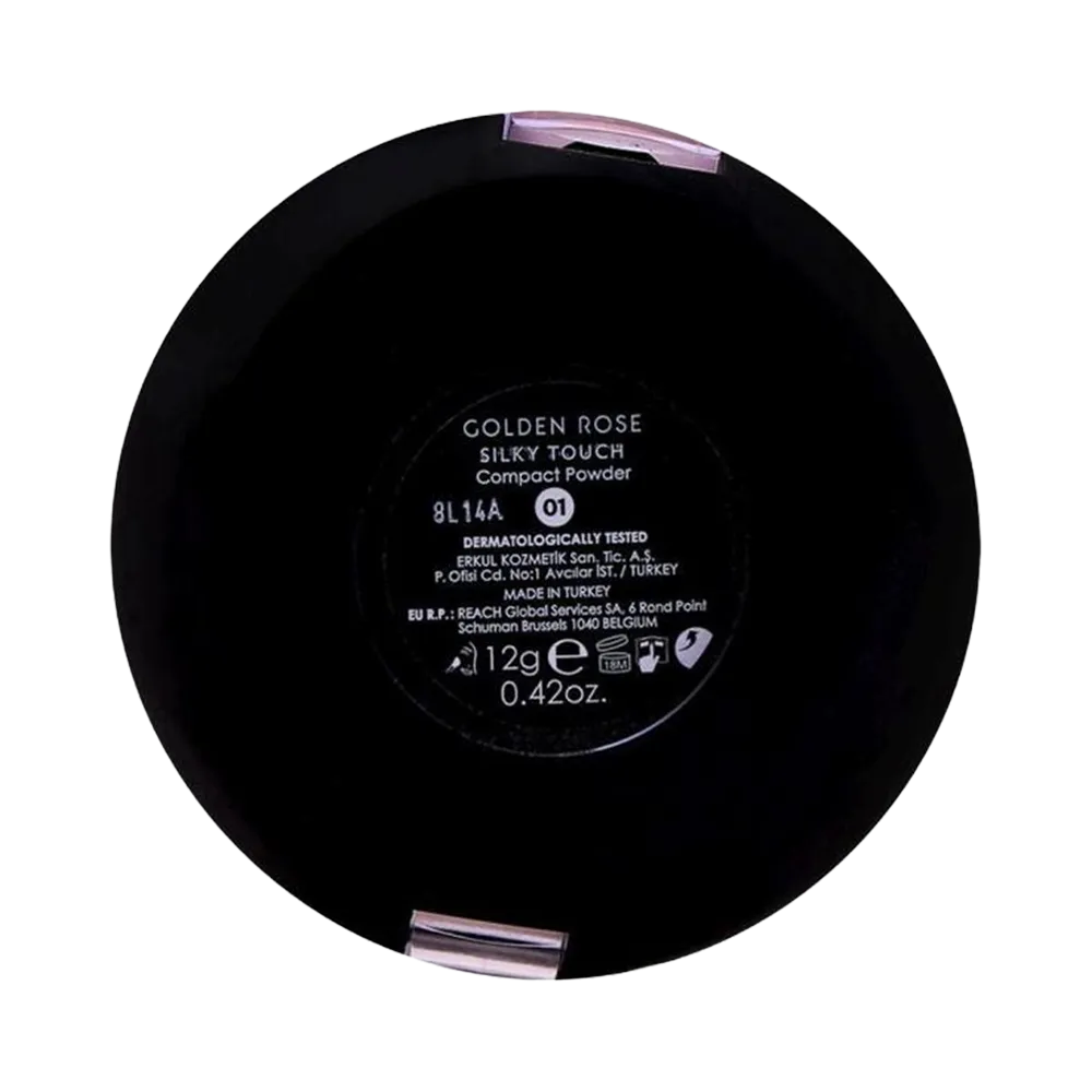 Golden Rose Compact Powder – Silky Touch Long-Lasting Face Powder