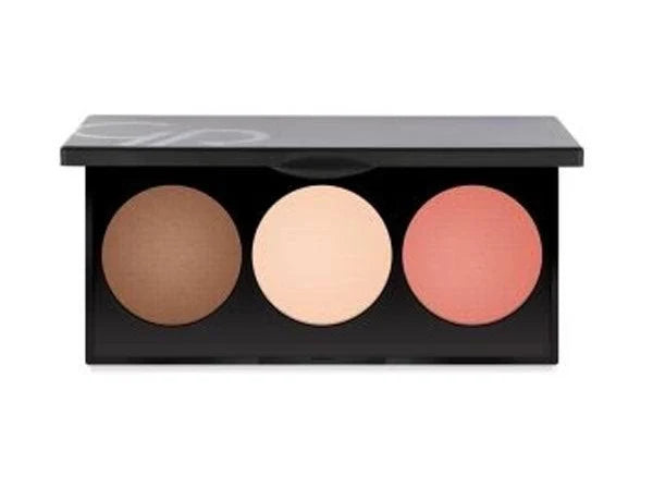 Golden Rose Contour Palette – Professional Face Sculpting & Highlighting