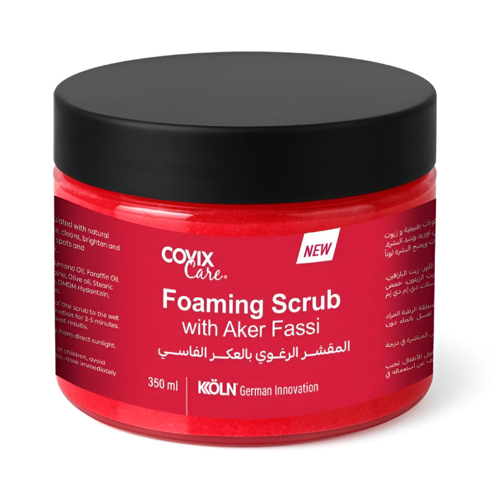 Covix Care Foaming Scrub 350ml With Fassi Henna