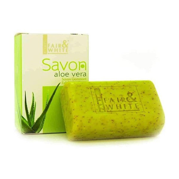 Fair & White Bar Soap 200g Exfoliating With Aloe Vera Extract