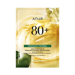 Anua Face Mask 27ml Heartleaf Soothing Moisture Ampoule 80