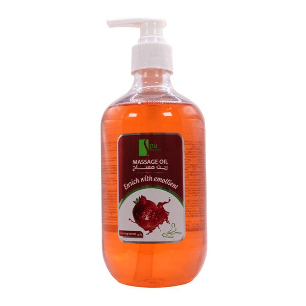 Spa System Massage Oil 500ml With pomegranate