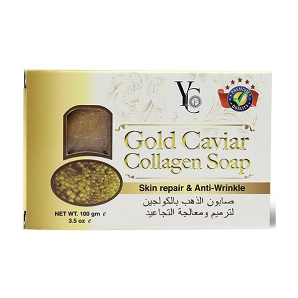 YC Bar Soap 100g Gold With Collagen For Improving The Appearance Of Wrinkles