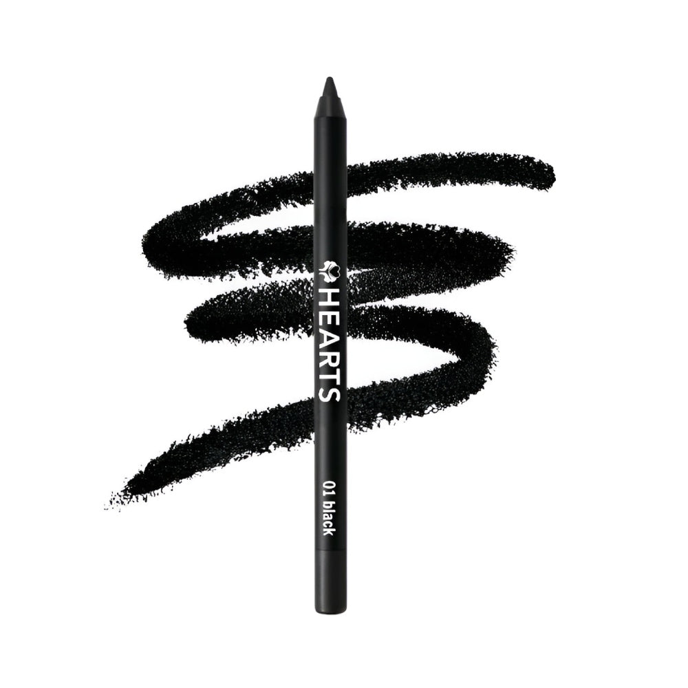 Hearts Hearts Eyeliner Pen 01 Waterproof Black