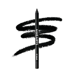 Hearts Hearts Eyeliner Pen 01 Waterproof Black