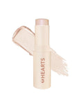 Hearts Highlighter Stick – Dewy Sparkle Cream-to-Powder Face Makeup