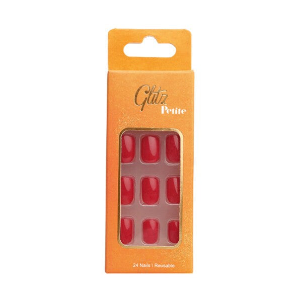 Glitz Nails 1 Square Shape Cherry