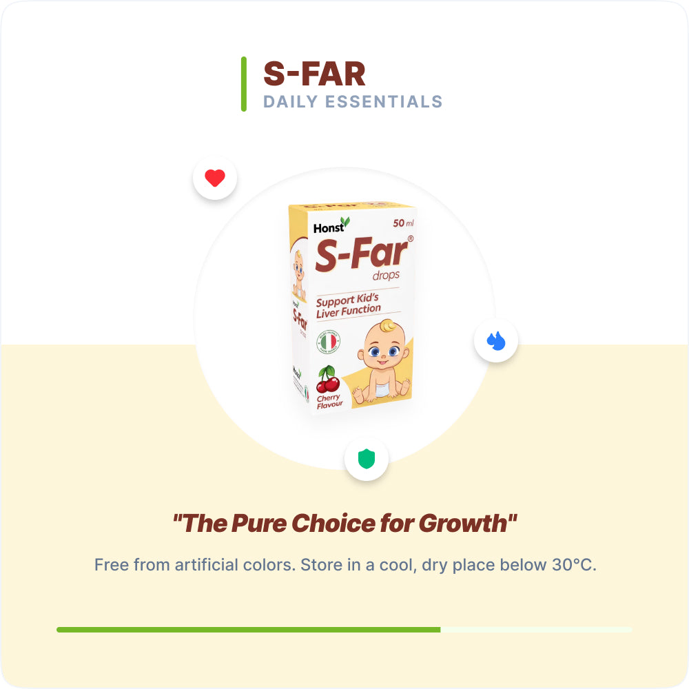Honst S-Far Children's Multivitamin Drops | Immune Support - 50ml