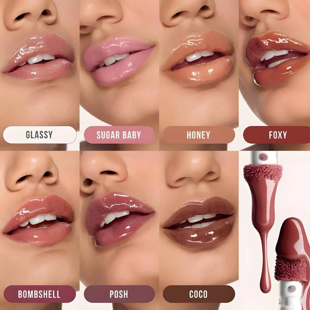 Huda Beauty Lip Gloss Faux Filler Extra Shine Glassy