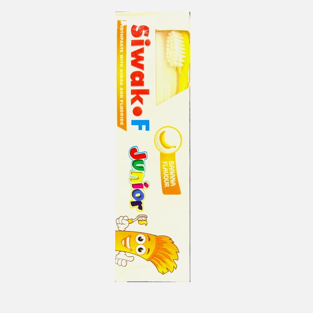 Siwak f baby toothpaste 50g with banana and brush