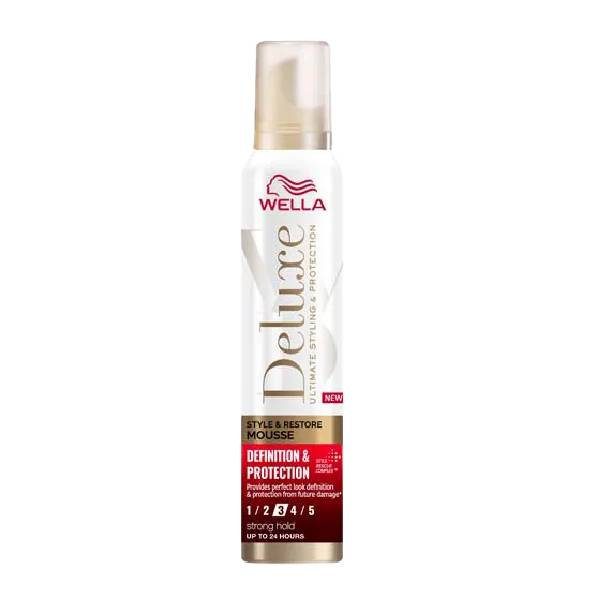 Wella hair mousse 200ml deluxe 3 definition & protection
