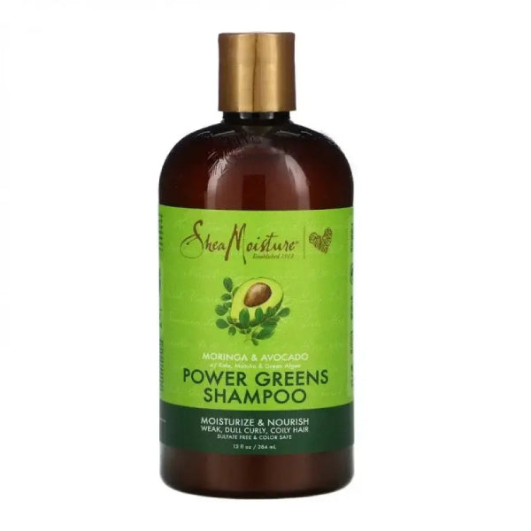 Shea moisture hair shampoo 384ml with moringa and avocado