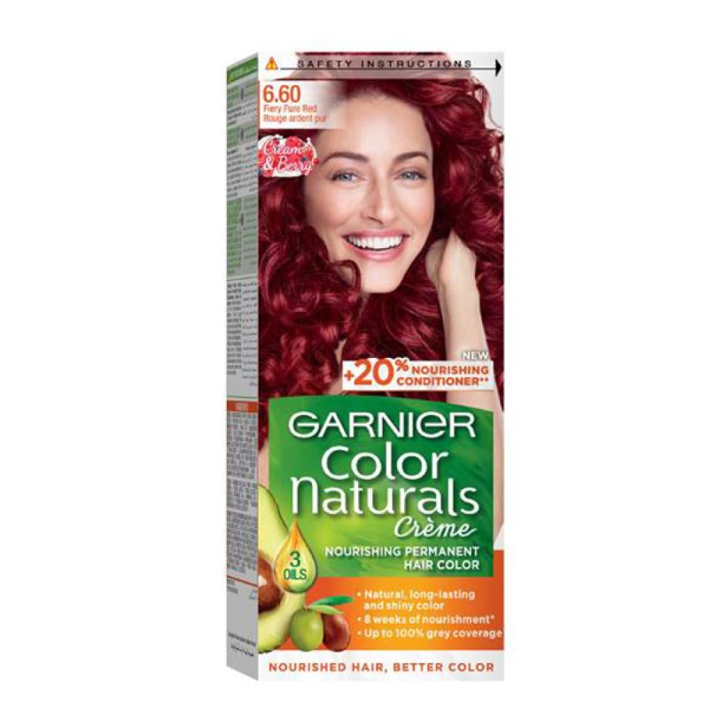 Garnier Natural Hair Color 6.60 Pure Red