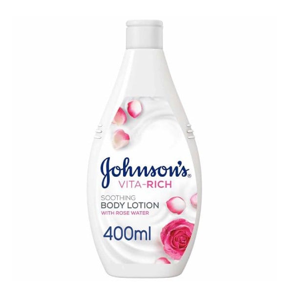 Johnson's Johnson's Body Lotion 400ml Vita Rich With Rose Water