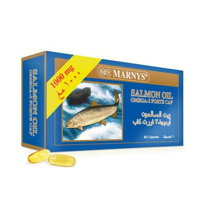 مارنيس أوميغا 3 زيت السلمون فورت 60 كبسولة