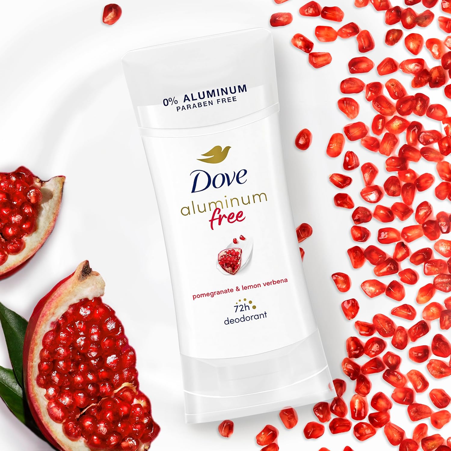 Dove 0% Aluminum Deodorant Pomegranate & Lemon Verbena (74g)