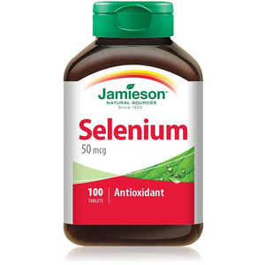Jamieson selenium 50 mcg 100 tablets