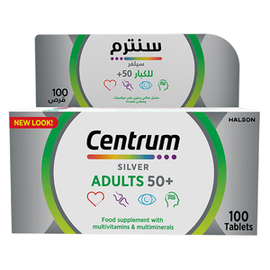 Centrum Silver 50+ Multivitamin 100 Tablets