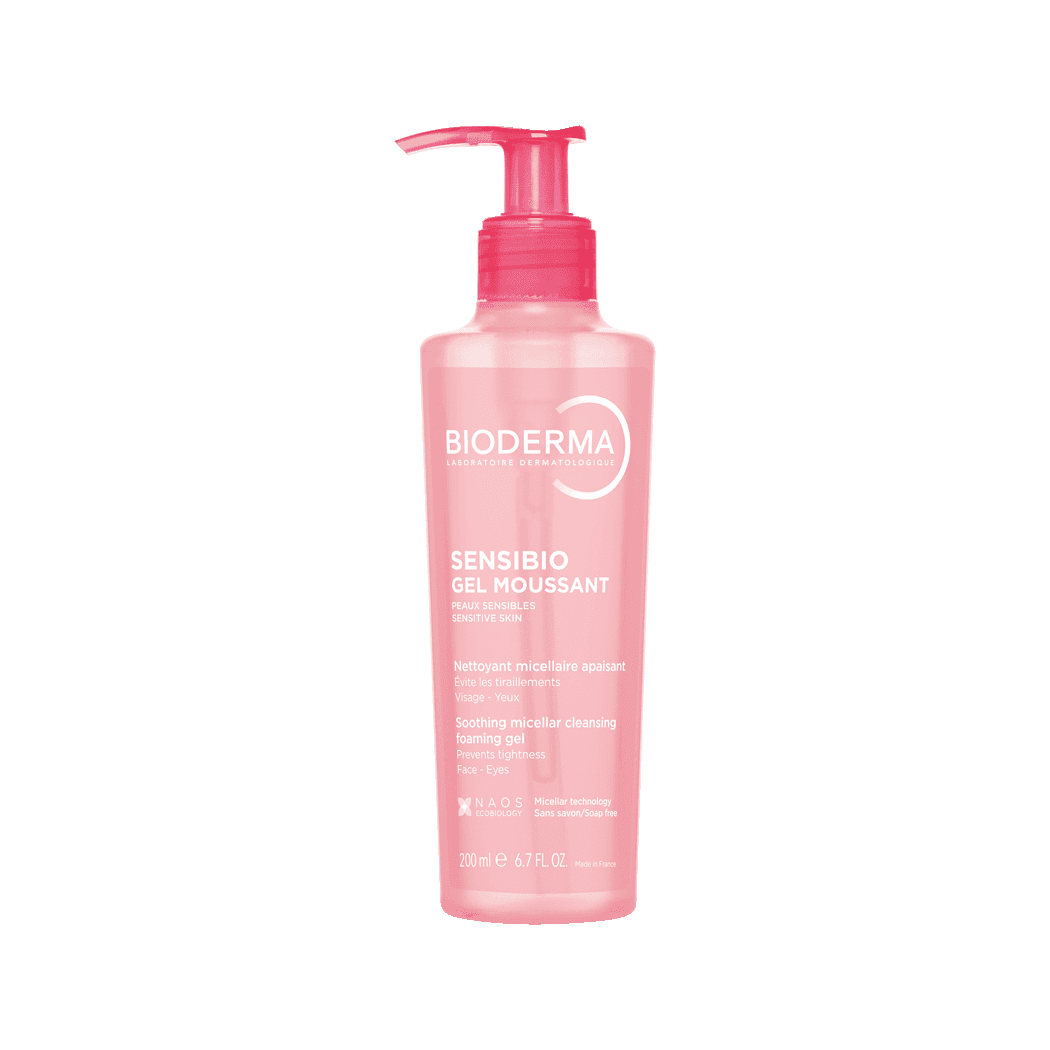 Bioderma sensibio gel moussant foaming cleanser for sensitive skin 200 ml