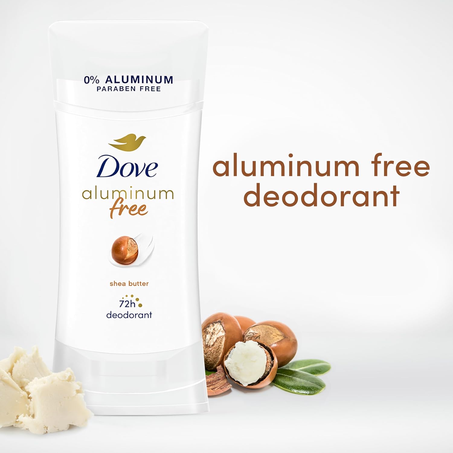 Dove 0% Aluminum Deodorant – Shea Butter (74 g)