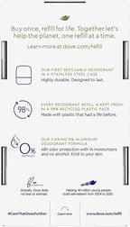 Dove 0% Aluminum Deodorant – Cucumber & Green Tea (Refillable - Starter Kit) (32 g)