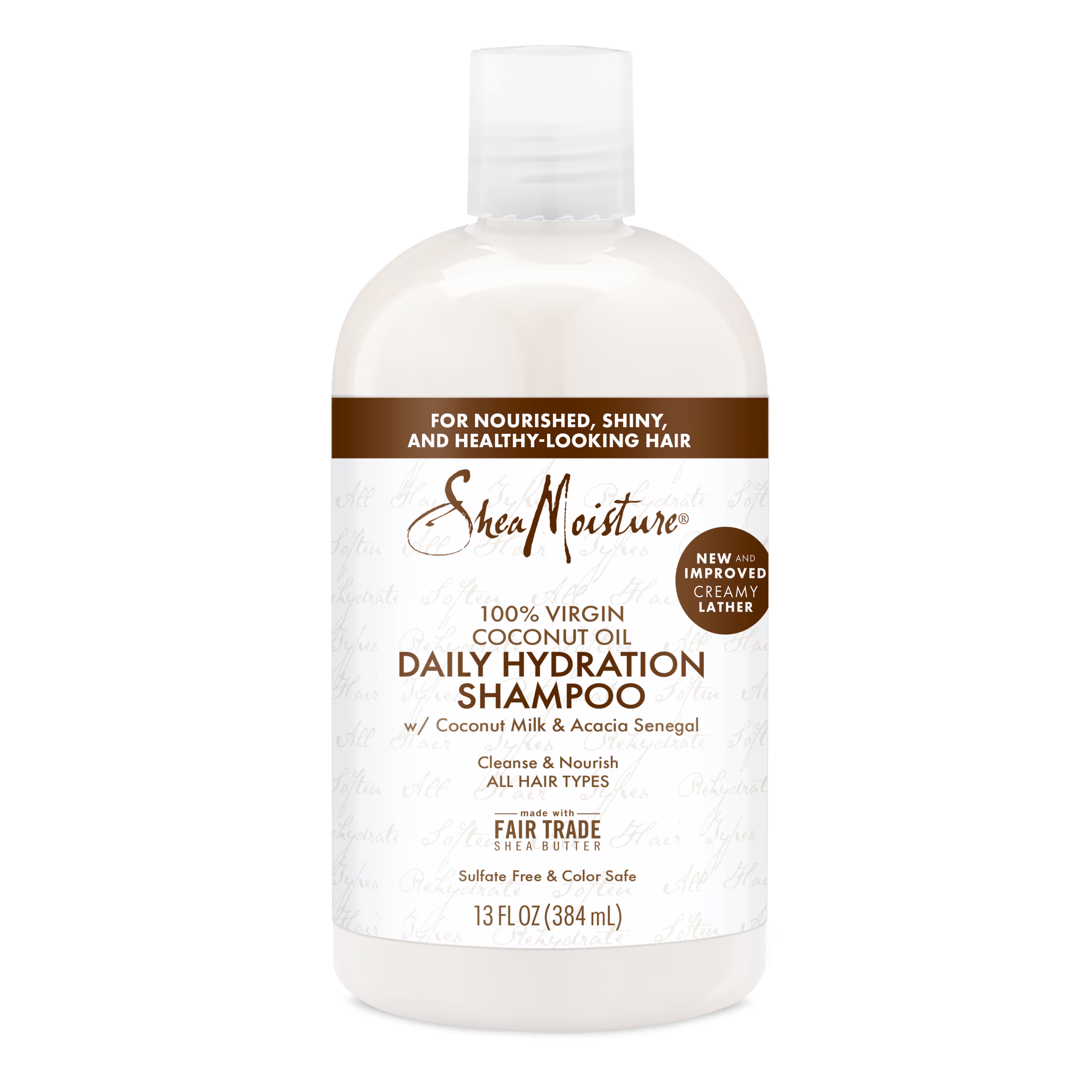 SheaMoisture Daily Hydration Shampoo with 100% Virgin Coconut Oil – 384 ml