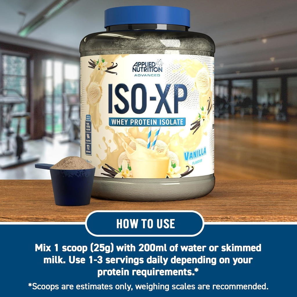 An Iso-XP 100% Whey Protein Isolate, Vanilla, 1.8 Kg