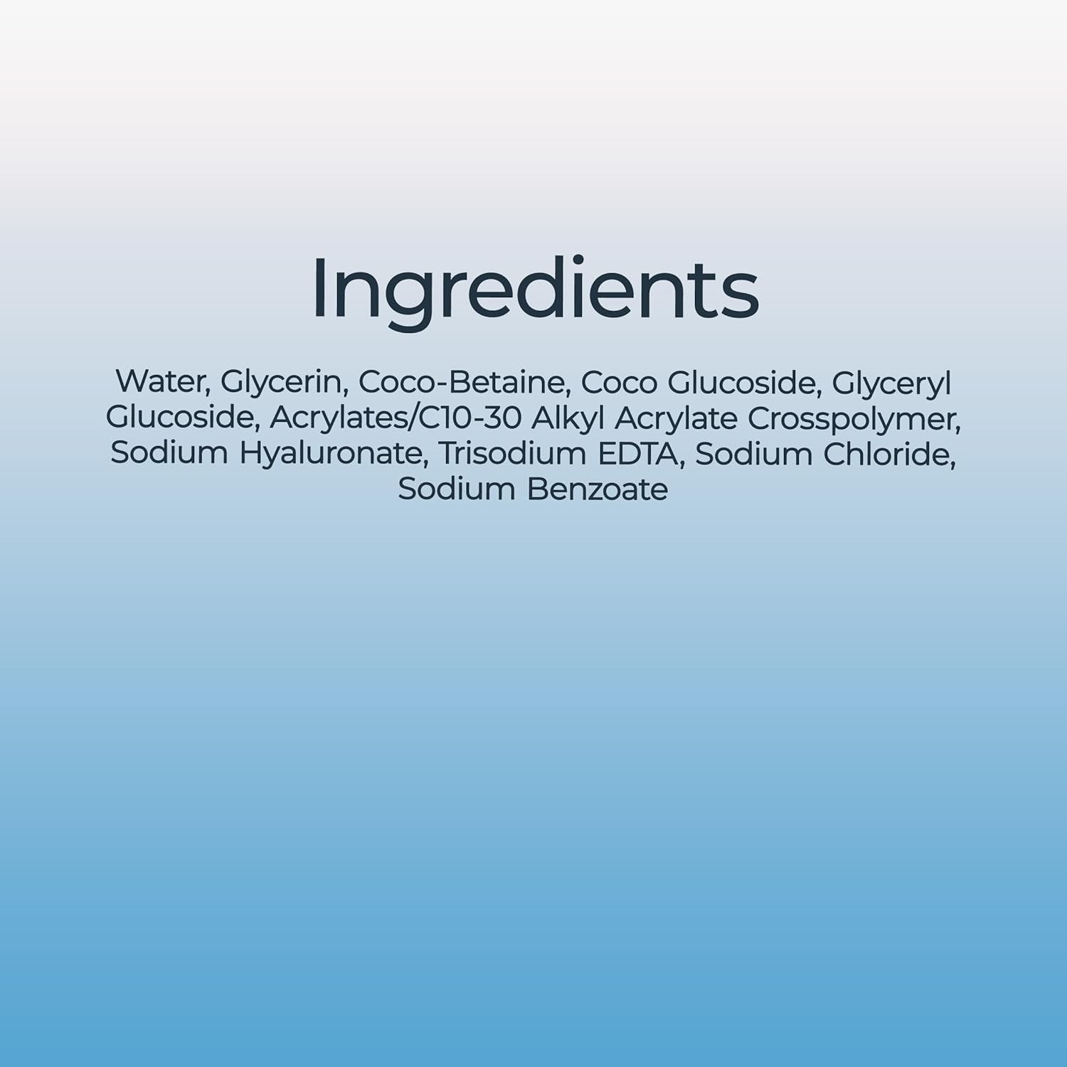 Eucerin Hyaluronic Acid Face Gel Cleanser – Hydrating Facial Wash