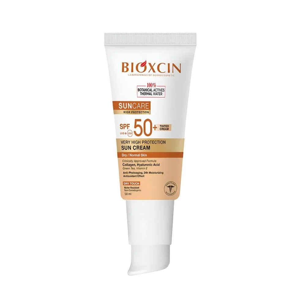 Bioxcin Tinted Sun Cream SPF 50+ for Dry to Normal Skin – 50ml