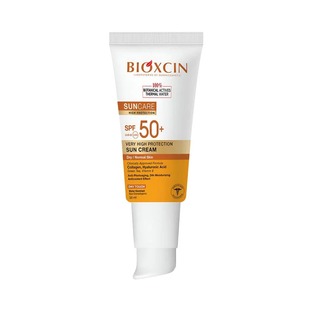 كريم شمس ملون Bioxcin SPF 50+ للبشرة الجافة والعادية - 50مل