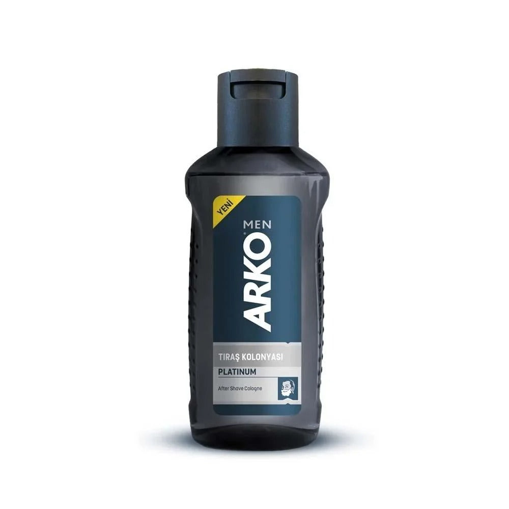 Arko After Shave Cologne Platinum – Refreshing Post-Shave Men's Fragrance 255ml