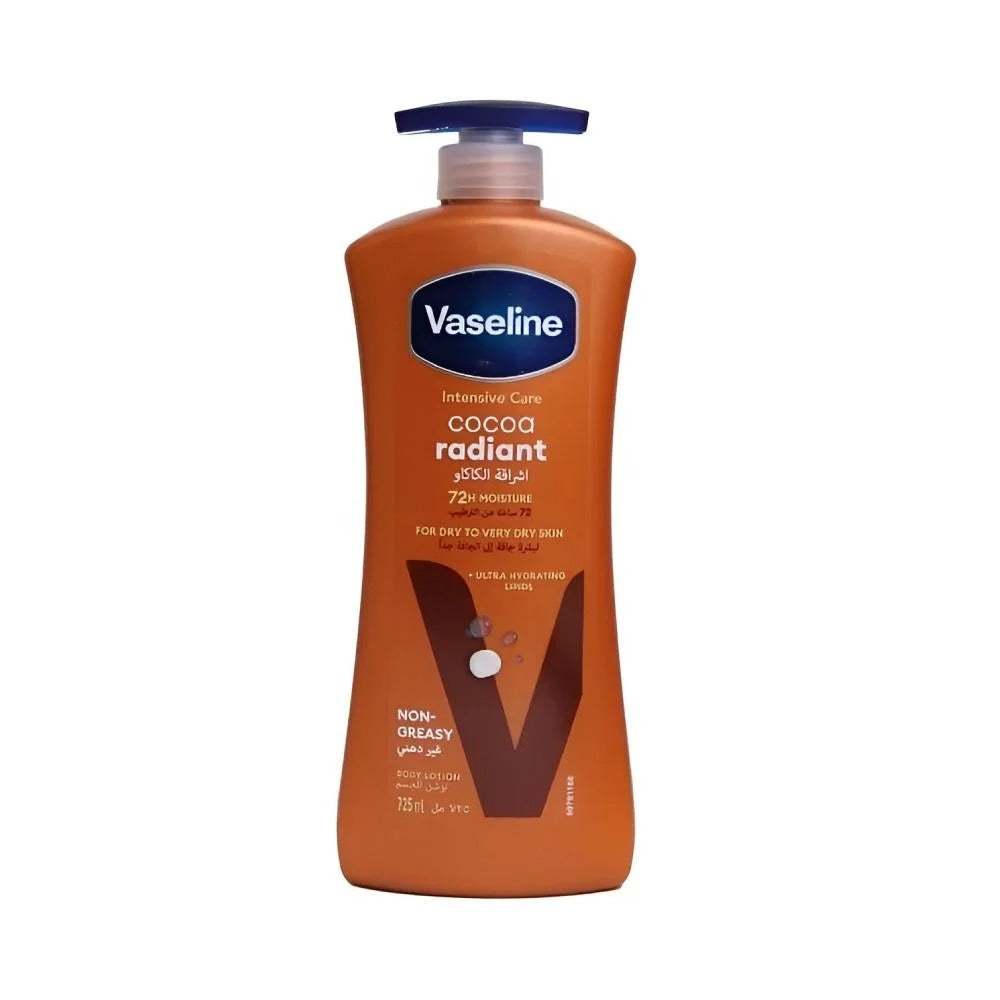 Vaseline Body Lotion 725ml Intensive Care Cocoa Radiant
