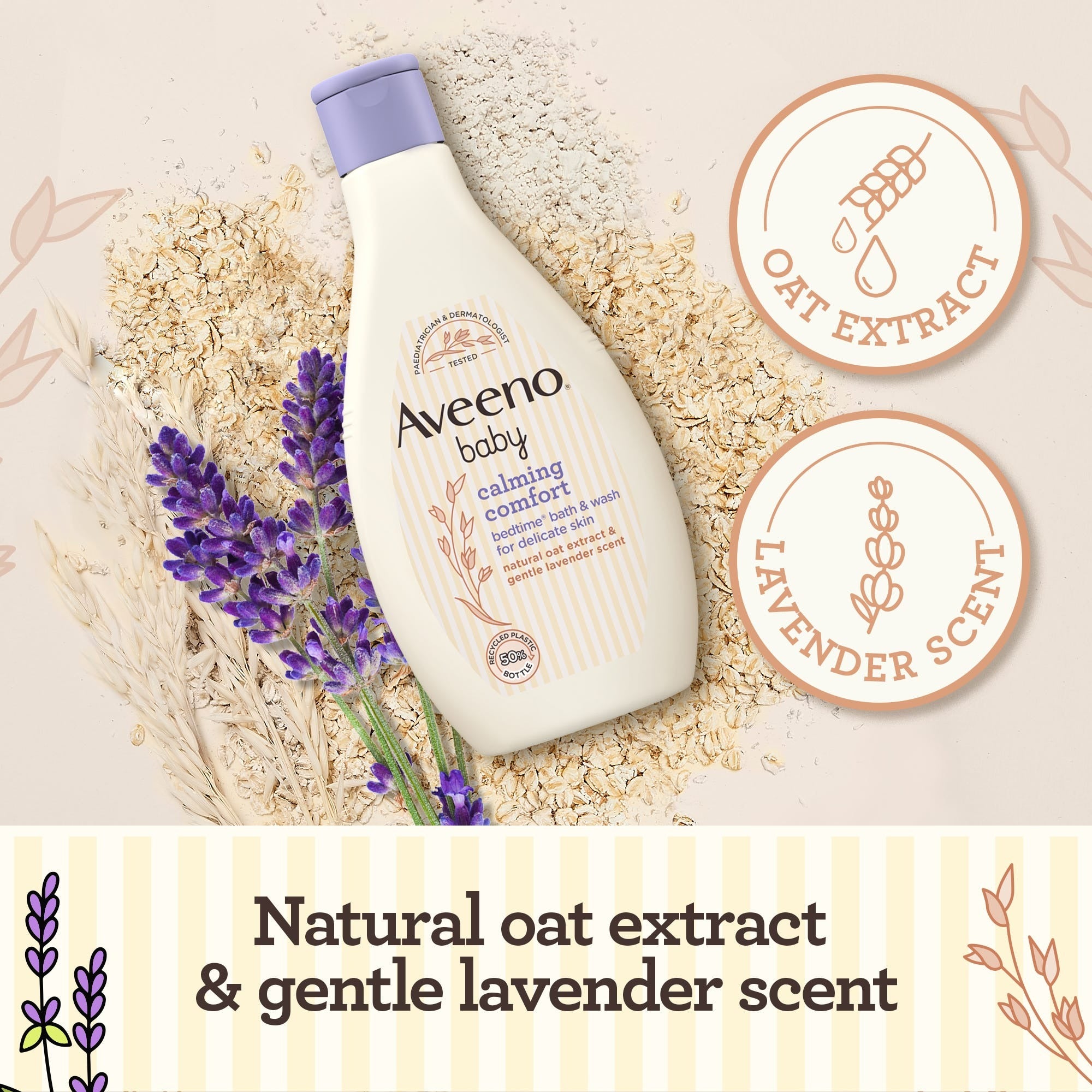 غسول الجسم Aveeno Baby 250 مل مهدئ ومريح