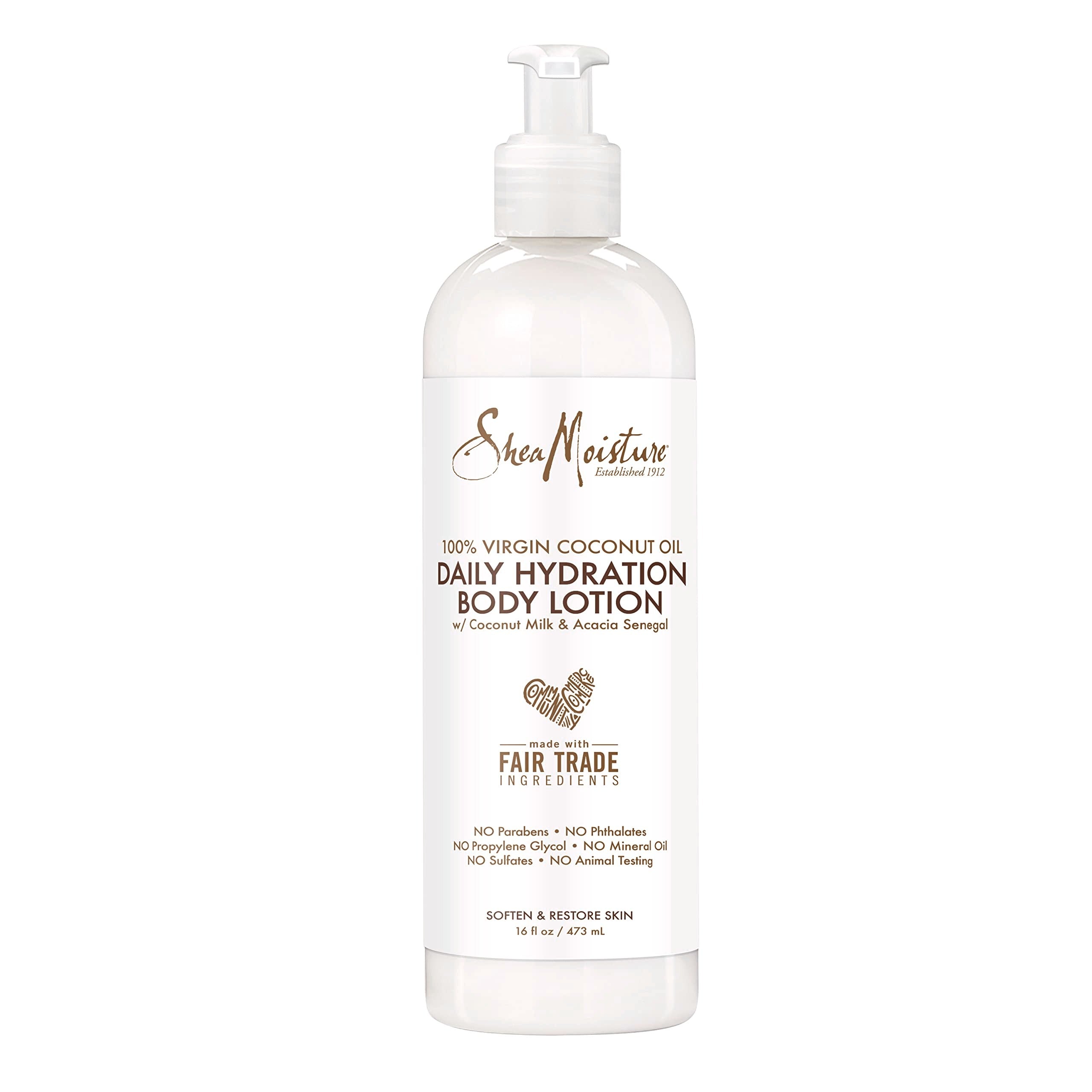 SheaMoisture 100% Virgin Coconut Oil Body Lotion for Dry Skin – 13oz